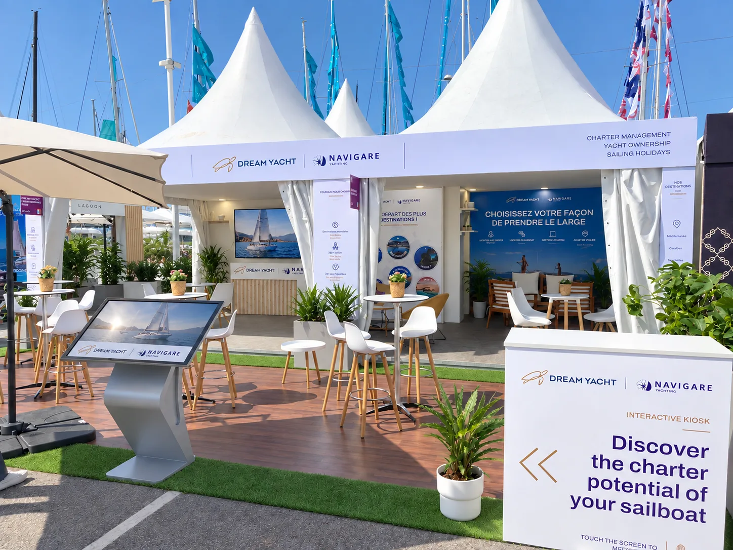 Cannes yacht festival / Boat Show Dusseldorf/ Multihull Rochelle / Monaco yacht show / …